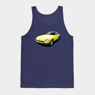 Datsun 240Z in yellow Tank Top